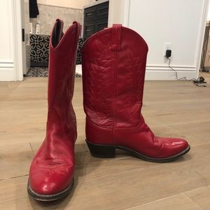 Red Cowboy Boots